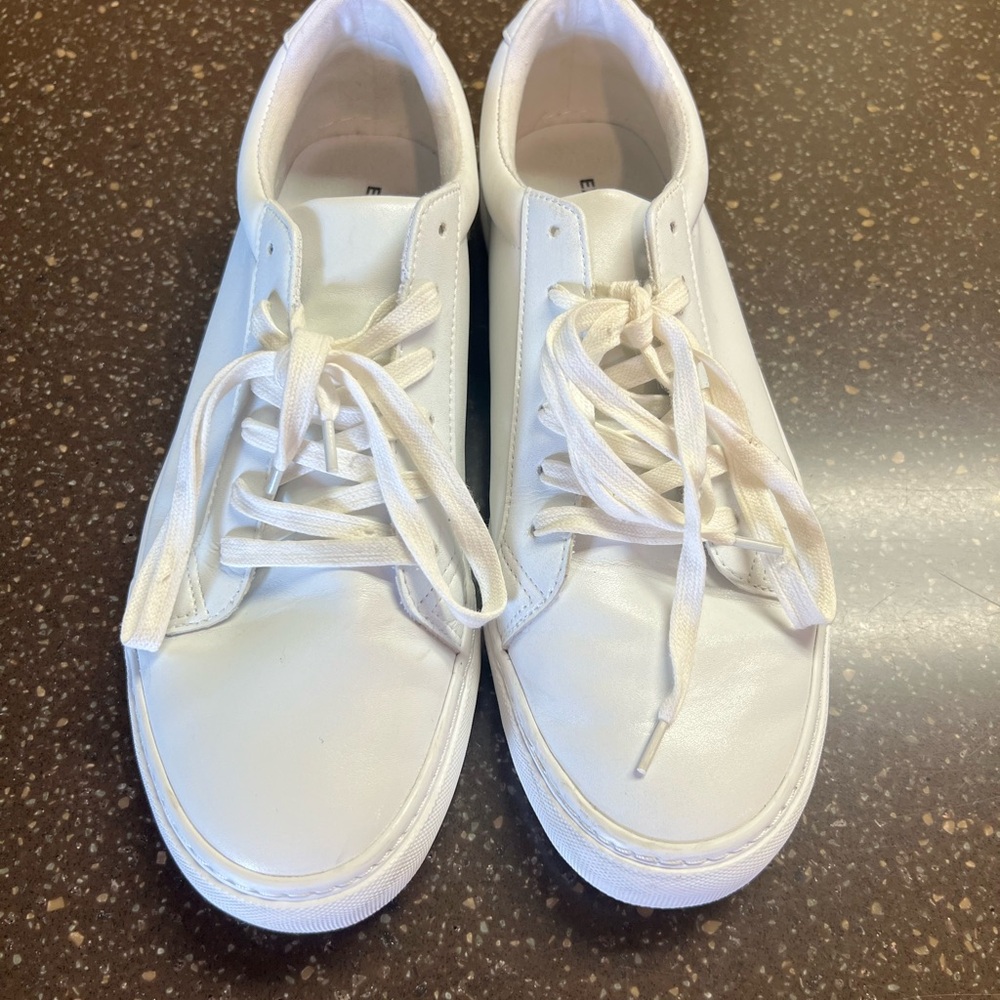Express brand faux leather sneakers